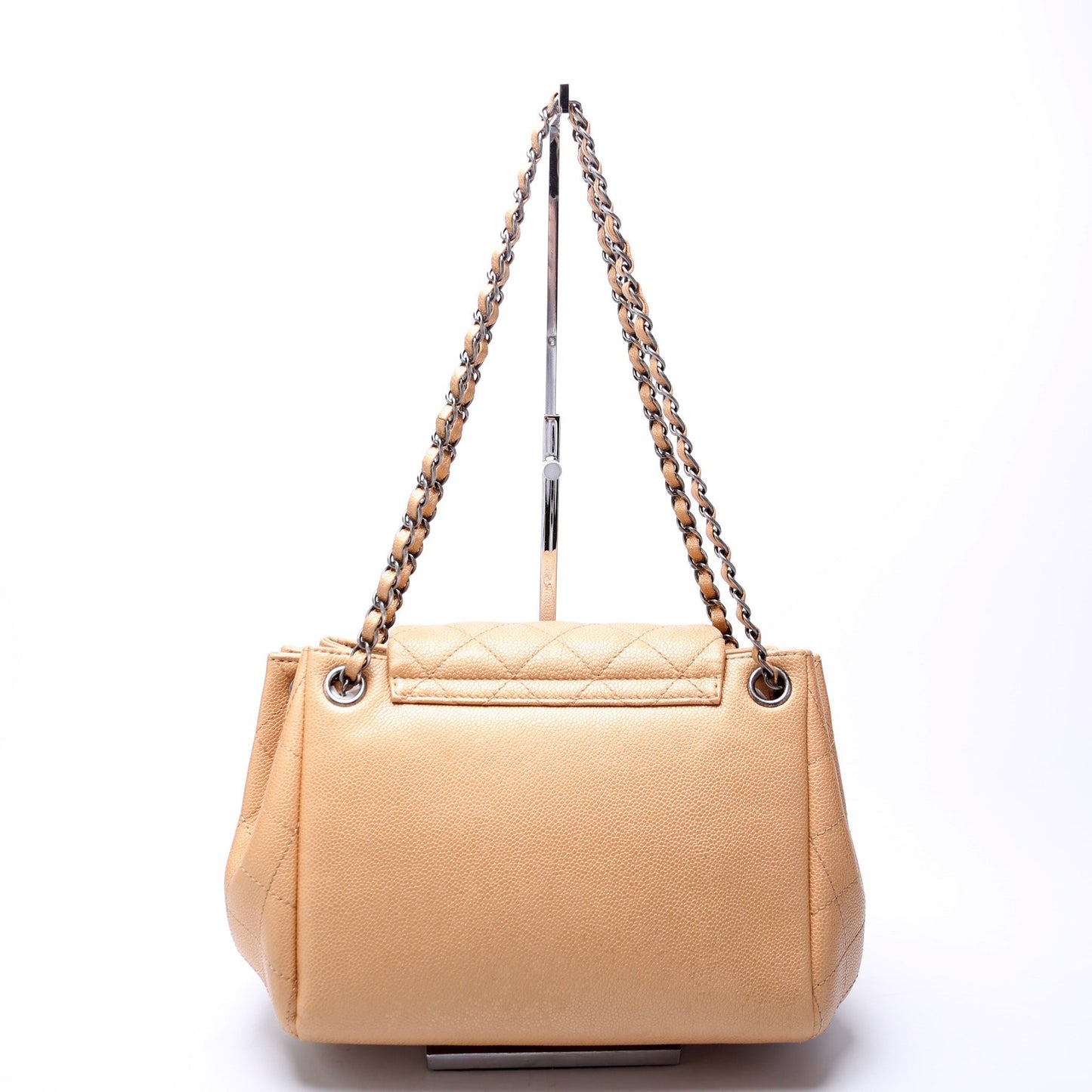 Chanel CC Accordion Shopping Quilted Caviar 22M Bag