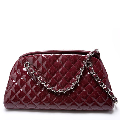 Chanel Just Mademoiselle Medium Bowling Patent 15M Bag