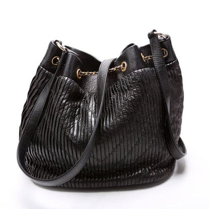 Chanel Coco Pleats Drawstring 24M Bag