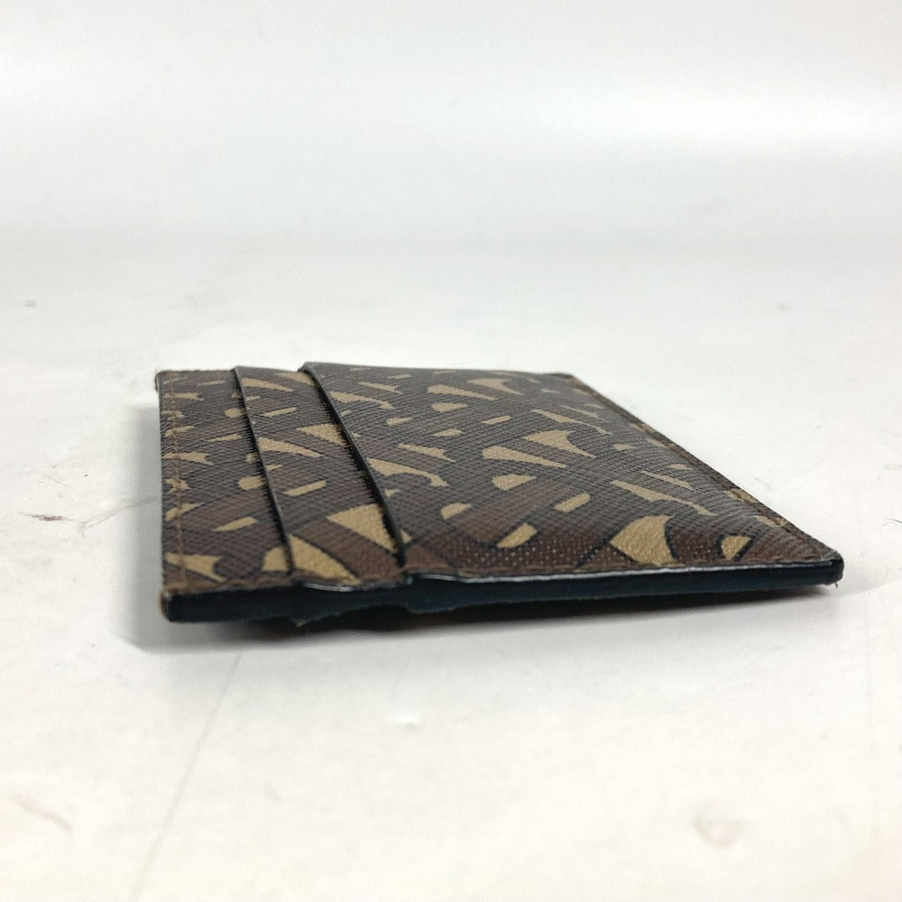 BURBERRY Card Case leather Brown TB logo unisex(Unisex)