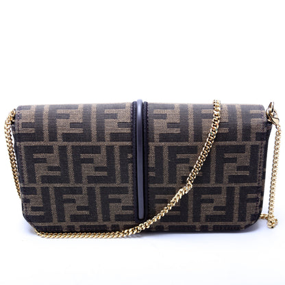 Fendi FF Jacquardgraphy Wallet On Chain Bag