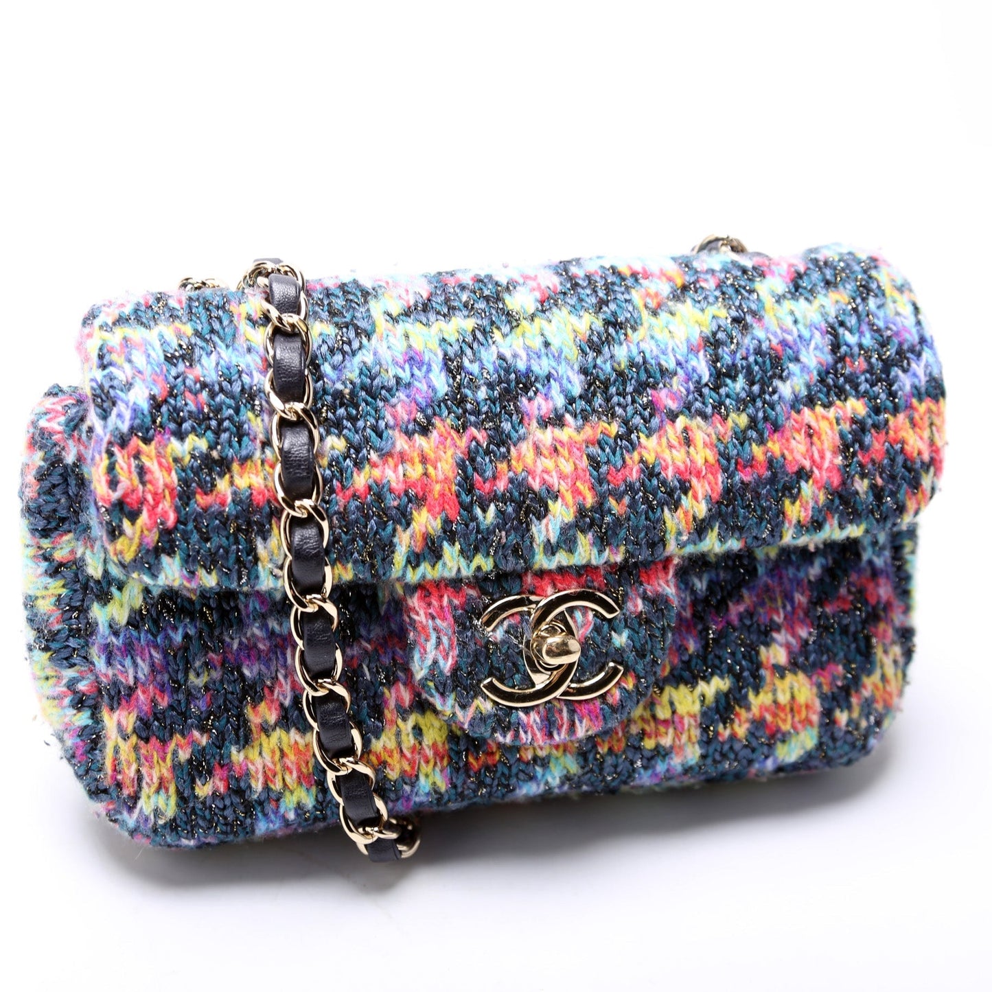 Chanel Mini Rectangle Flap Knit 30M Bag