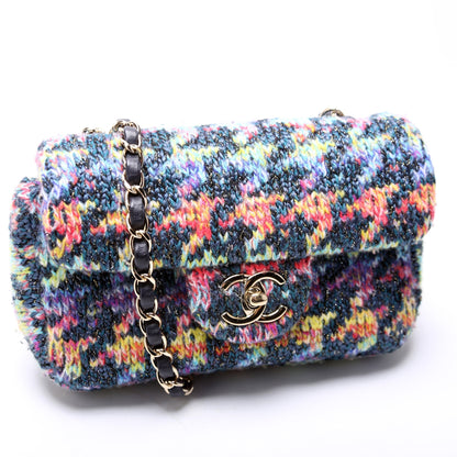 Chanel Mini Rectangle Flap Knit 30M Bag