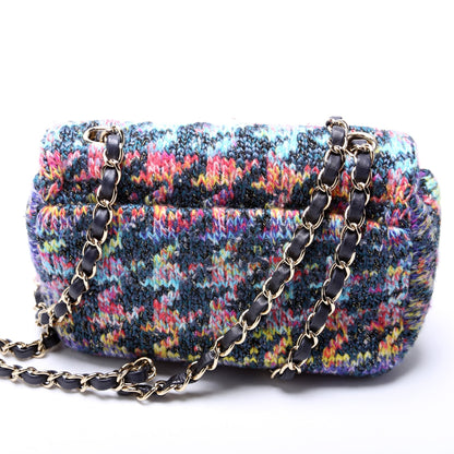 Chanel Mini Rectangle Flap Knit 30M Bag