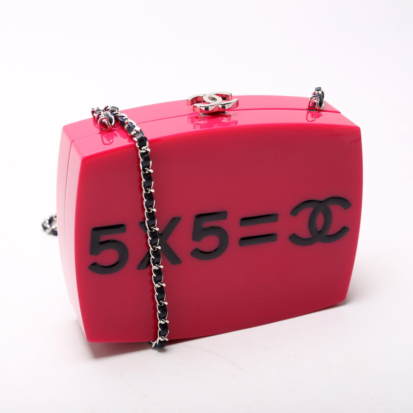 Chanel Plexiglass Clutch Evening in the Streets Bag