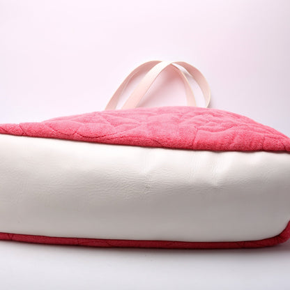 Chanel CC Terry Cotton Camellia Beach Tote Bag
