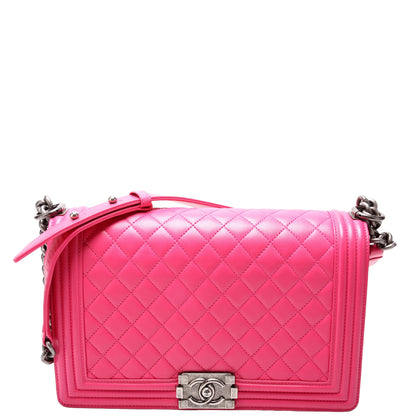 Chanel Boy Flap Medium New Lambskin 15-20M Bag