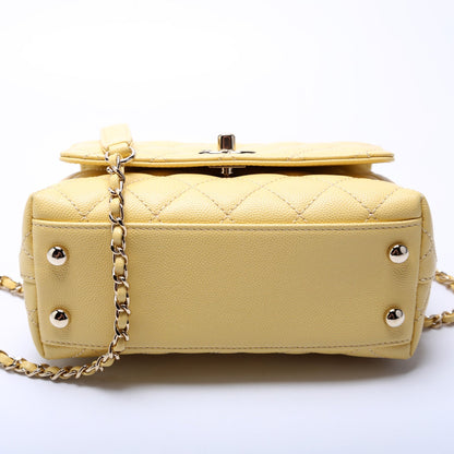 Chanel Coco Top Handle Mini Caviar Bag
