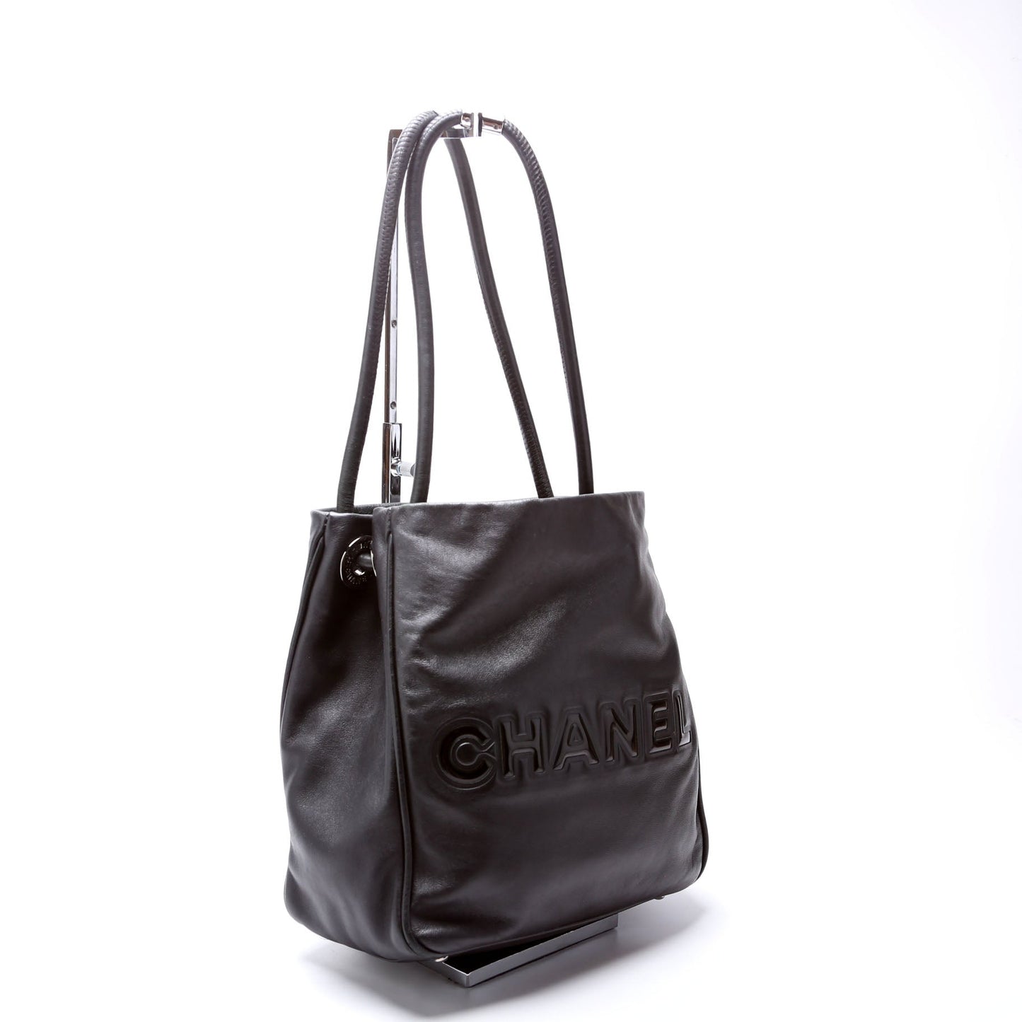 Chanel Camellia Lambskin Tote Bag
