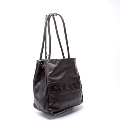 Chanel Camellia Lambskin Tote Bag
