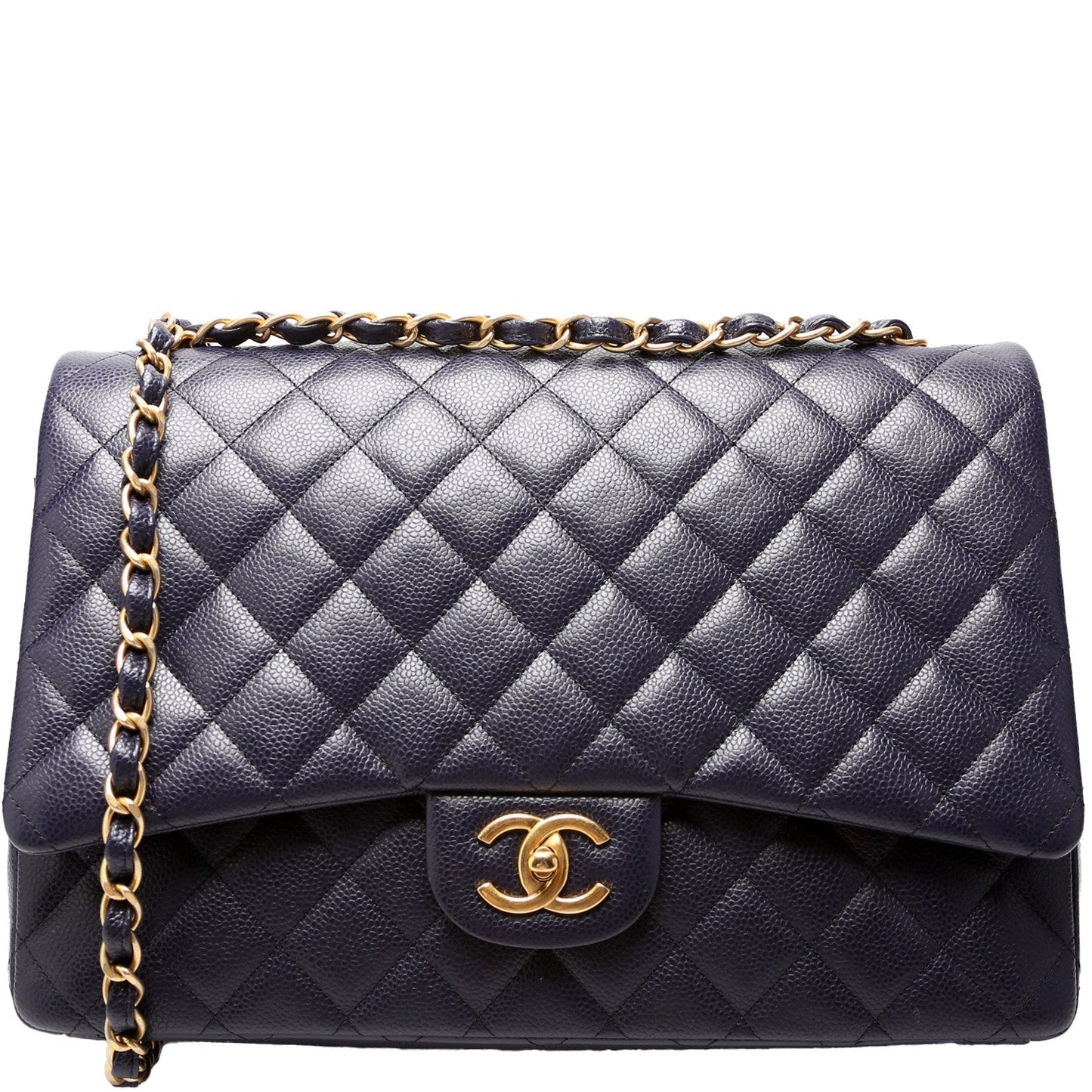 Chanel Classic Flap Maxi Caviar 21-24M Bag