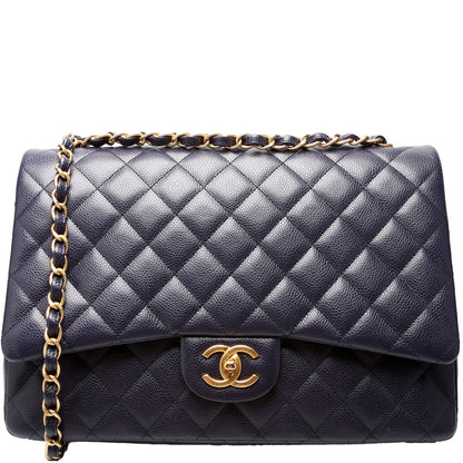 Chanel Classic Flap Maxi Caviar 21-24M Bag