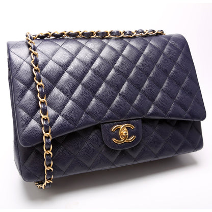 Chanel Classic Flap Maxi Caviar 21-24M Bag
