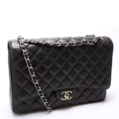 Chanel Classic Flap Maxi Caviar 14-16M Bag
