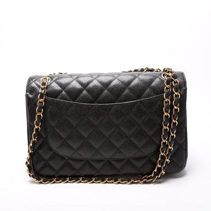Chanel Classic Flap Jumbo Caviar 21-24M Bag