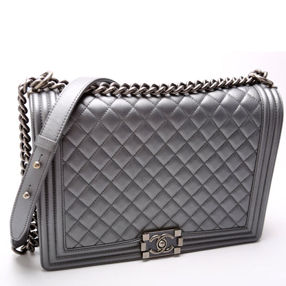 Chanel Boy Flap Large Lambskin 16-20M Bag