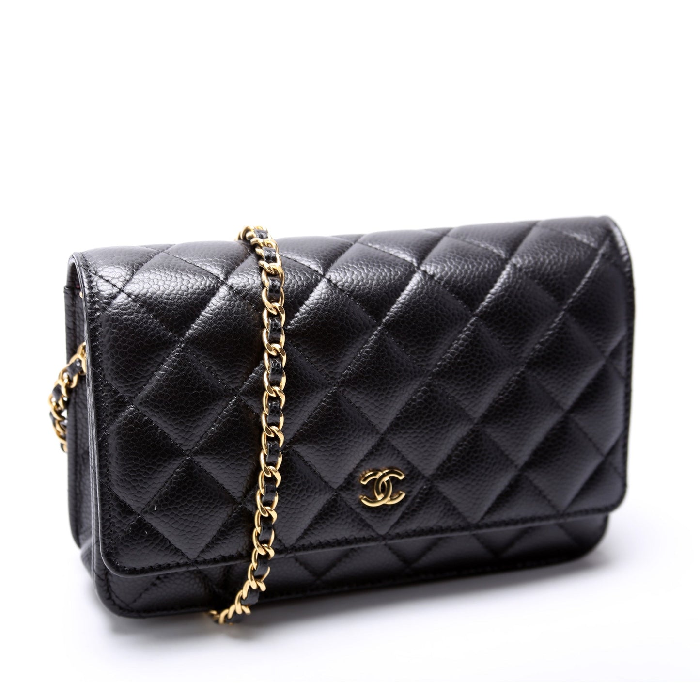 Chanel WOC Classic Quilted Caviar RFID Bag