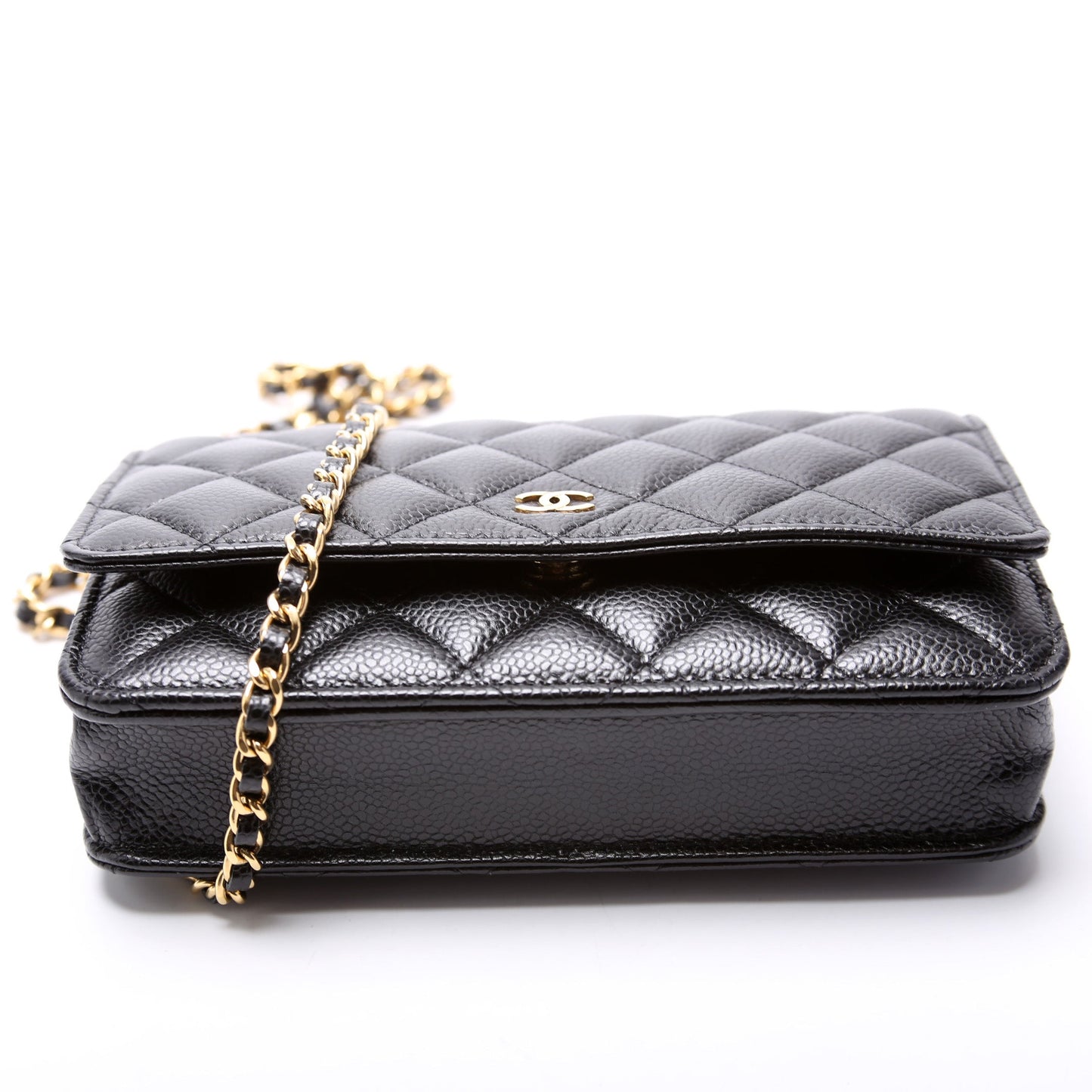 Chanel WOC Classic Quilted Caviar RFID Bag