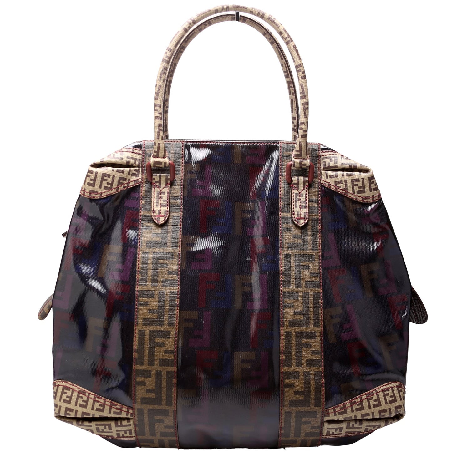 Fendi 8BL096 Spalmati B Mix Tote Large Bag