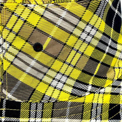 BURBERRY hat 8036994 wool Yellow x brown Vintage check reversible unisex(Unisex) M