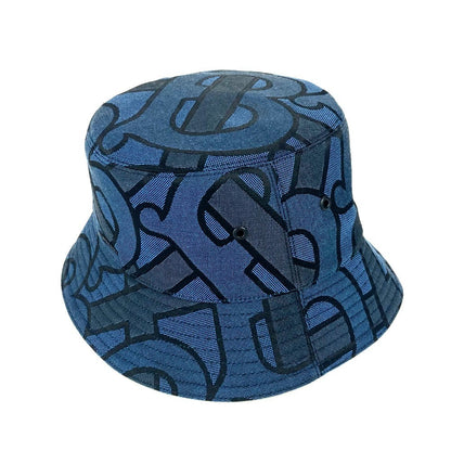 BURBERRY hat 8072726 Cotton, Polyester blue TB logo L