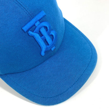 BURBERRY cap cotton blue logo TB L