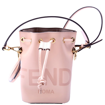 Fendi Mon Tresor Mini Bucket Leather FF 8BS010 Bag