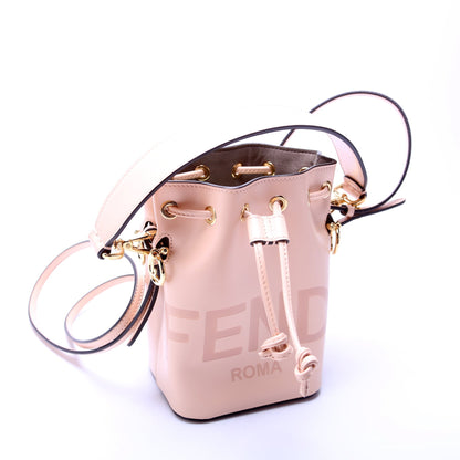 Fendi Mon Tresor Mini Bucket Leather FF 8BS010 Bag