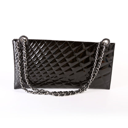 Chanel Kalediscope Quilted Clutch Patent 12M Bag
