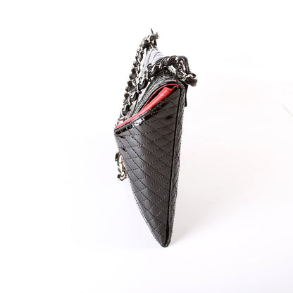 Chanel Kalediscope Quilted Clutch Patent 12M Bag