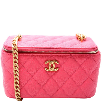 Chanel Vanity Small Sweetheart Chain Caviar 32+M Bag