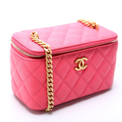 Chanel Vanity Small Sweetheart Chain Caviar 32+M Bag