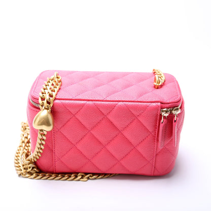 Chanel Vanity Small Sweetheart Chain Caviar 32+M Bag