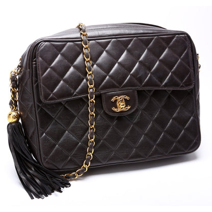 Chanel CC Front Pocket Tassel Camera Vintage 3M Bag