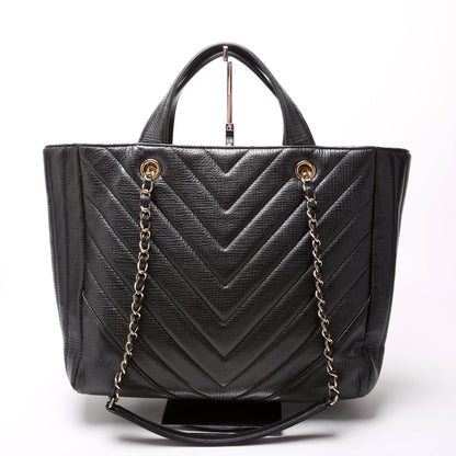 Chanel Chevron Statement Tote 24M Bag
