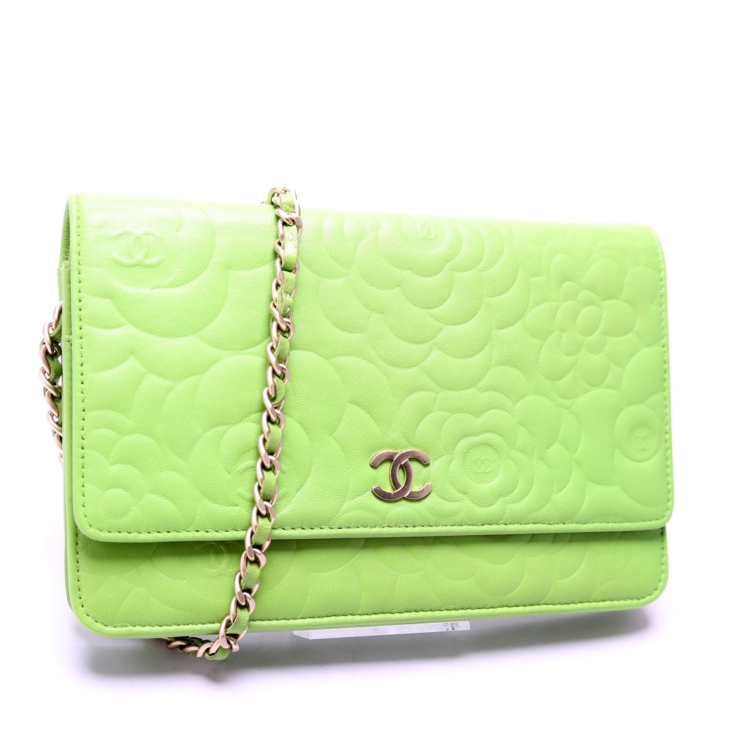Chanel Camellia Embossed WOC 17M Bag