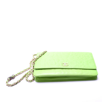 Chanel Camellia Embossed WOC 17M Bag