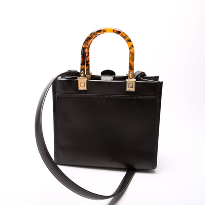 Fendi Sunshine Shopper Small Leather Bag