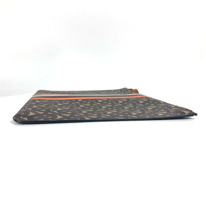 BURBERRY Clutch bag leather Brown TB logo unisex(Unisex)
