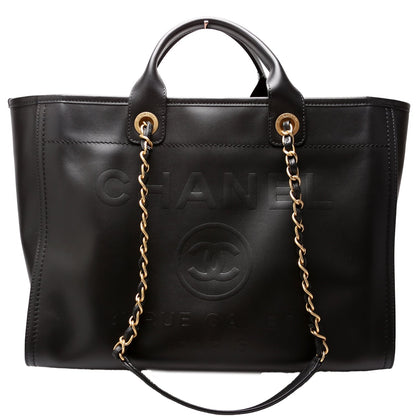 Chanel Deauville Leather Tote Large 31M Bag