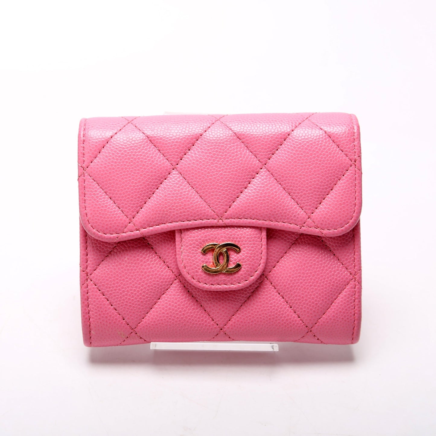 Chanel CC Flap Card Holder On Chain Caviar 31M Bag