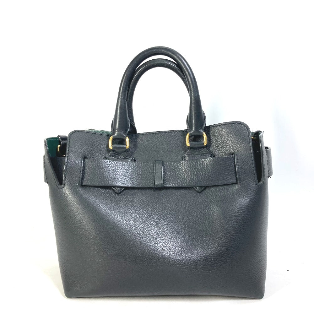 BURBERRY Shoulder Bag 4076733 leather black handbag bag shoulder bag logo belt bag Women