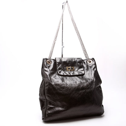 Chanel Metallic Perforated Drill Shoulder Bag