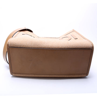 Fendi 8BH386 Sunshine Shopped Medium Flannel Bag
