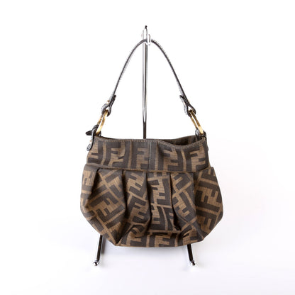 Fendi Zucca Canvas Mini Chef Hobo Bag
