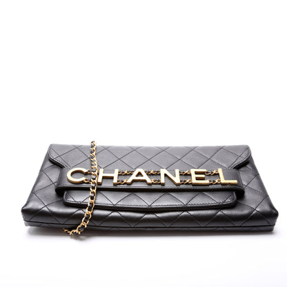 Chanel Enchained Quilted Calfskin Clutch 29M Bag