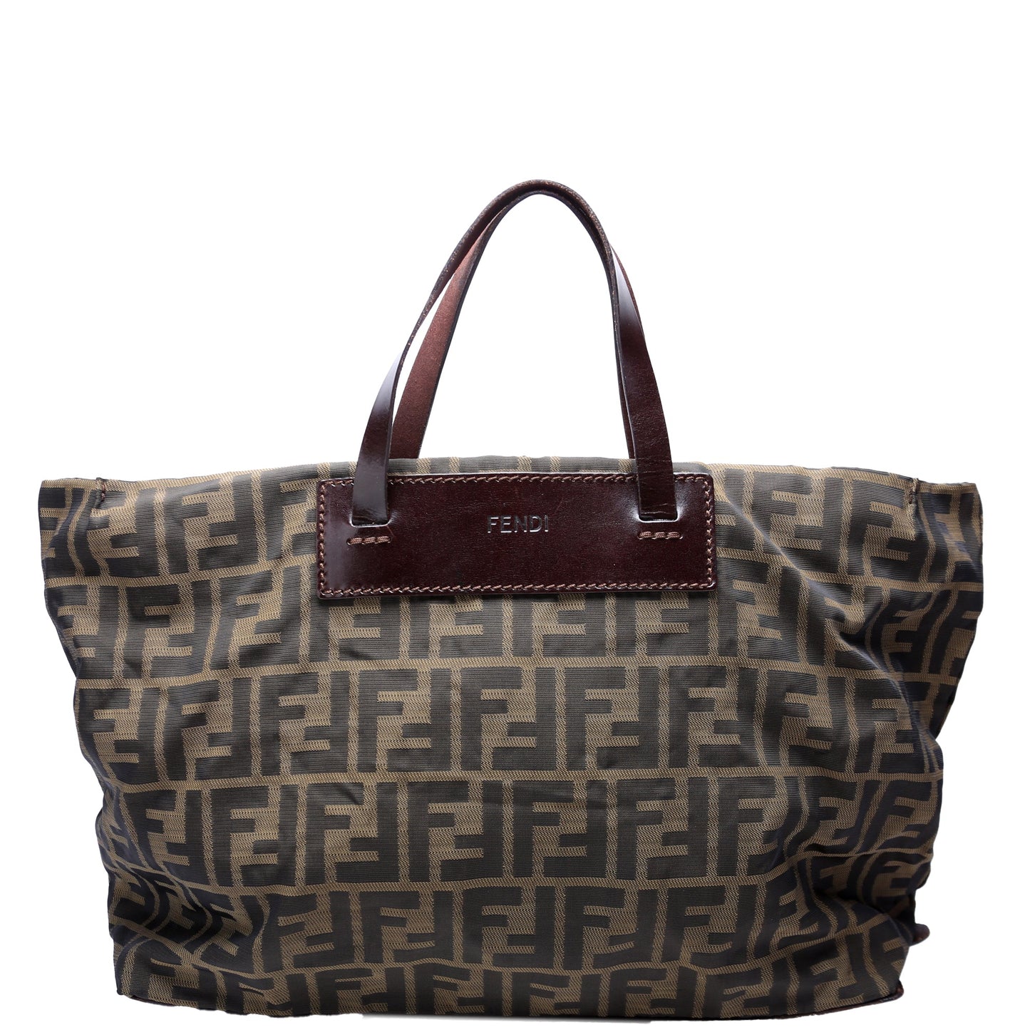 Fendi FF Zucca Folding Tote Vintage Bag