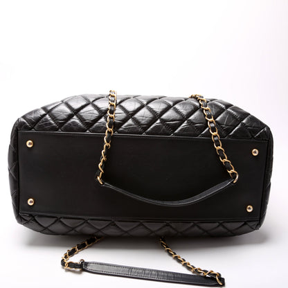 Chanel Coco Handle Shopping Tote Large Aged Calfskin 26M Bag