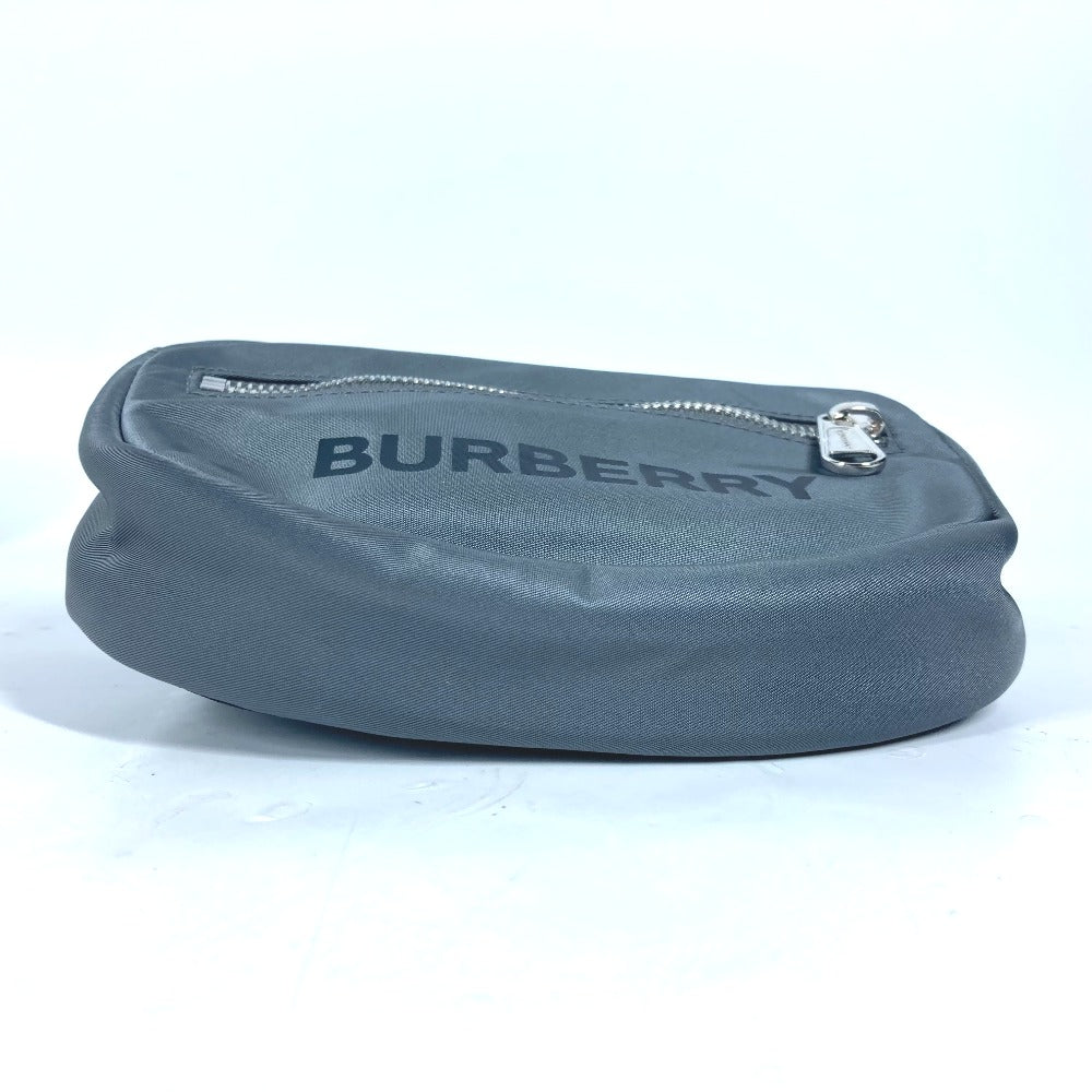 BURBERRY Sling bag 8052888 Nylon gray cross logo mens