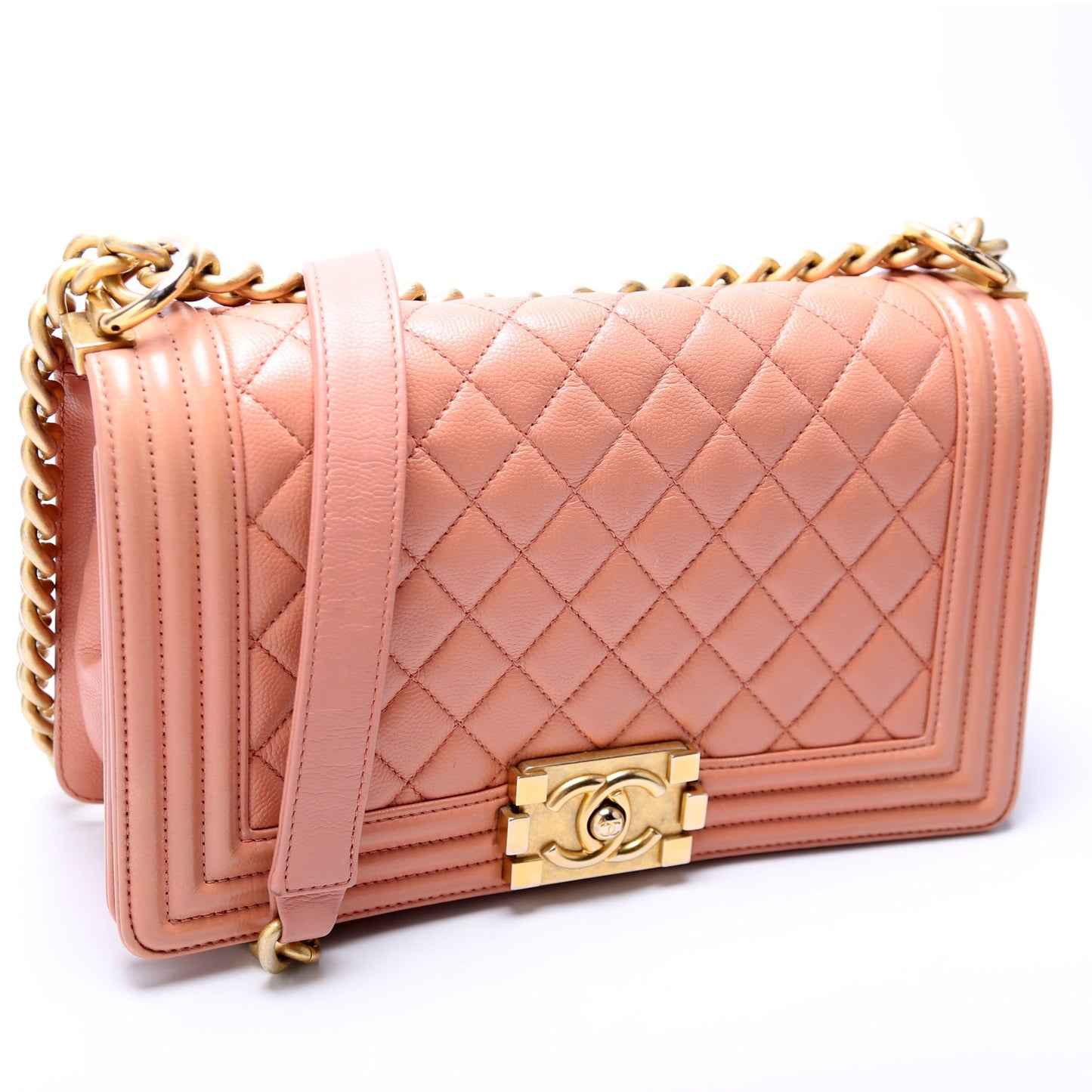 Chanel Boy Flap Medium Old Lambskin 24M Bag